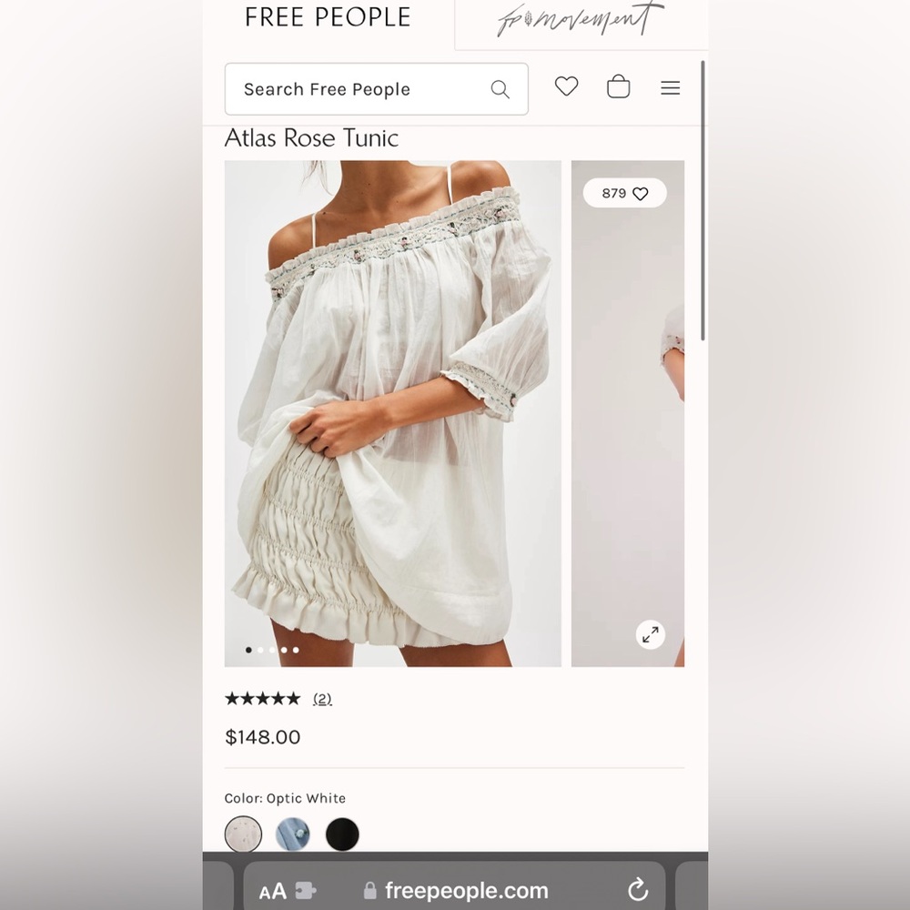 Free People Atlas Rose Tunic
